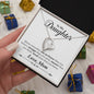 My Daughter | Braver Stronger Smarter - Interlocking Hearts Necklace
